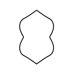 Islamic style border and frame design