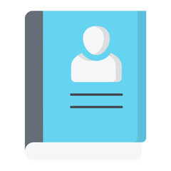 Contract Book Flat Icon