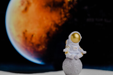 astronaut in space