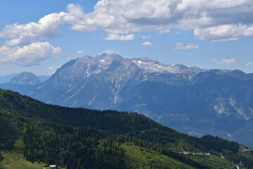 Fototapeta na wymiar Dachstein, Blick vom Schladminger Törl, Schladminger Tauern, Steiermark