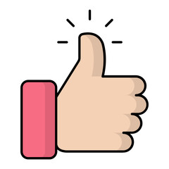 Like Line Color Icon