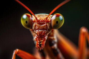 Praying mantis. Generative AI