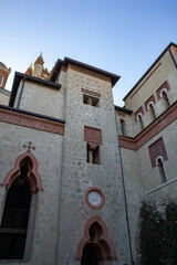 Rocchetta Mattei, residenza del conte Mattei, comune di Grizzana Morandi, città metropolitana di Bologna, Emilia Romagna