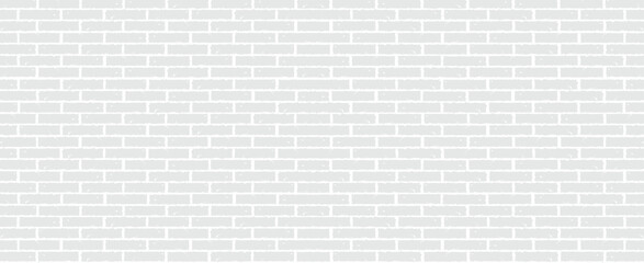 white bricks wall background suitable for many uses  - obrazy, fototapety, plakaty