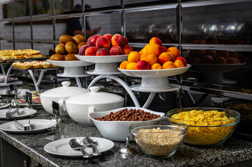 Breakfast Buffet Concept, Breakfast Time in Luxury Hotel
