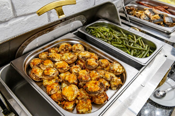 Breakfast Buffet Concept, Breakfast Time in Luxury Hotel
