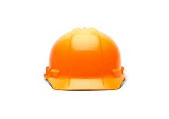 Orange Safety Hard Hat - Transparent PNG.