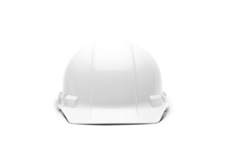 White Safety Hard Hat - Transparent PNG.