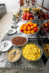 Breakfast Buffet Concept, Breakfast Time in Luxury Hotel