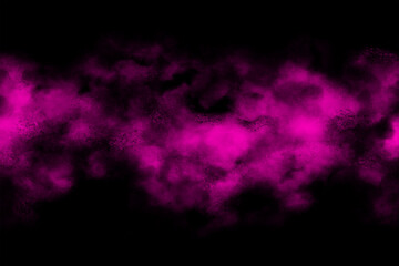 Powder purple neon horizontal