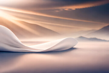 The super realistic cloth silk used in the bride's dress had a soft and delicate texture that looked exquisite.