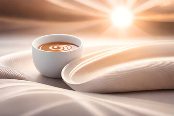 cup of coffee on the table