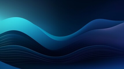 An abstract gradient background with shades of blue. Generative AI. 