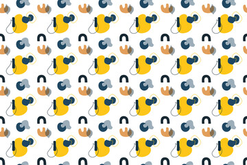 pattern with numbers and symbols