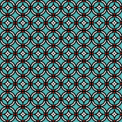 Naklejka premium Seamless Mesh Funky Summer Colorful Structure Fashion Minimal Beautiful Repeat Trendy Tile Vintage Texture Wallpaper Art Textile Fabric Backdrop Modern Print Background Graphic Design Pattern.