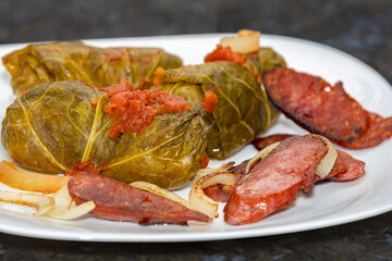 Traditional Ukrainian food known as 