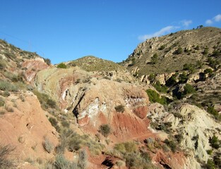 geological erosion in sandstone mountain