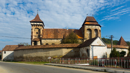 Fortified church in Valea Viilor village, Transylvania, Romania