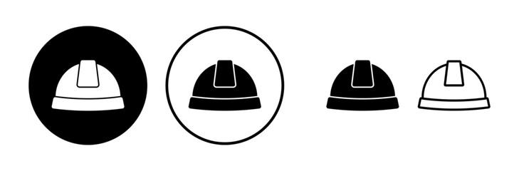 Helmet icon vector. safety helmet icon