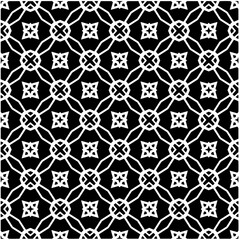 Abstract seamless monochrome pattern on white background for coloring. Design for banner, card, invitation, postcard, textile, fabric, wrapping paper, coloring book.