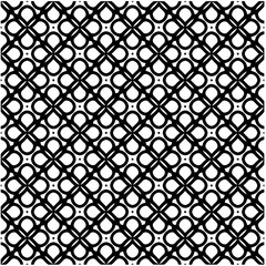 Naklejka premium Abstract seamless monochrome pattern on white background for coloring. Design for banner, card, invitation, postcard, textile, fabric, wrapping paper, coloring book.