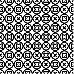 Abstract seamless monochrome pattern on white background for coloring. Design for banner, card, invitation, postcard, textile, fabric, wrapping paper, coloring book.