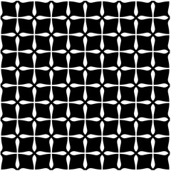 Abstract seamless monochrome pattern on white background for coloring. Design for banner, card, invitation, postcard, textile, fabric, wrapping paper, coloring book.