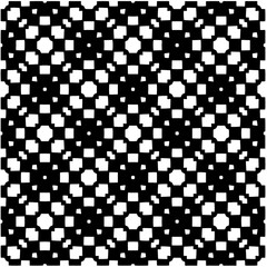 Fototapeta premium Abstract seamless monochrome pattern on white background for coloring. Design for banner, card, invitation, postcard, textile, fabric, wrapping paper, coloring book.