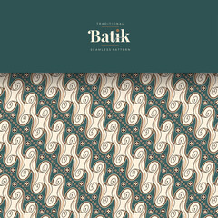 batik seamless pattern art illustration