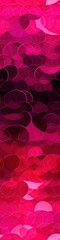 Red Pink Black Tall endless Pattern background banner small circles