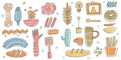 doodle abstract illustration for decoration