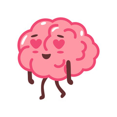 Brain Cartoon Illustration