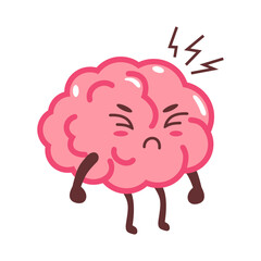 Brain Cartoon Illustration