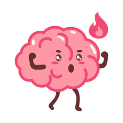 Brain Cartoon Illustration