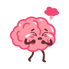 Brain Cartoon Illustration