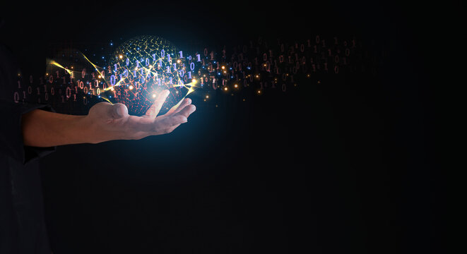 Zero One in the hands of developers is a global representation of binary, networking, and underlying cryptography concepts. and concepts for solving computer system problems with copy space