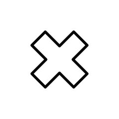 Cancel icon,vector illustration. vector cancel icon illustration isolated on White background