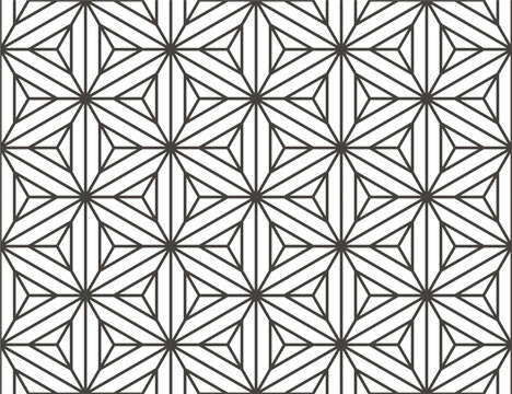 A Seamless Modern and triangle pattern