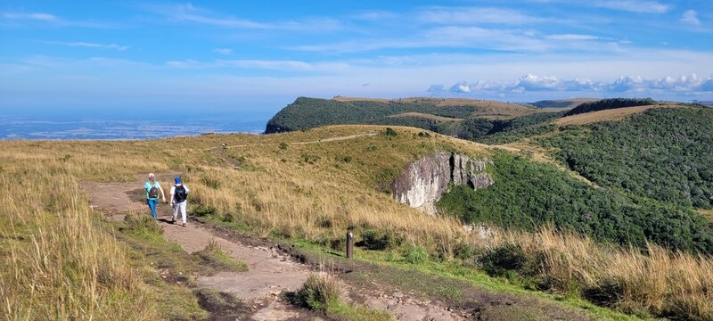 View of the mountains in The canyon Fortaleza in Autumn