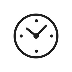 clock icon vector design illustration
