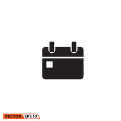 Icon vector graphic of calendar 