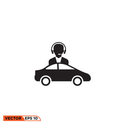 Illustration vector graphic of car operator