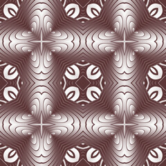 Abstract seamless textured background in brown color combined with white color