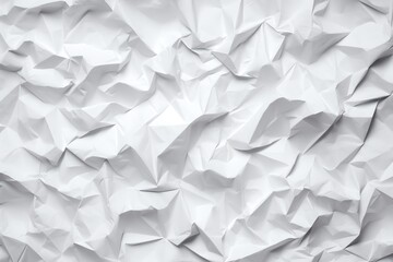 crumpled white paper background