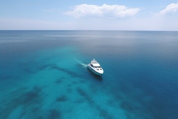 Yacht in the sea, Generative AI 