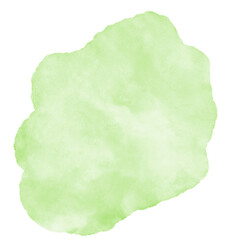 Pastel green Watercolor Abstract Shapes 