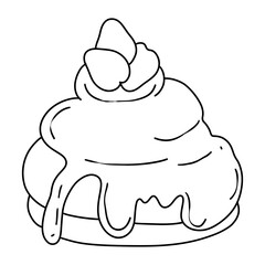 wedding Cake, Mothers Day Element, Hand Drawn Illustration