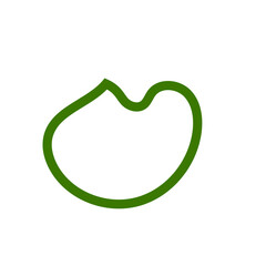 Green Abstract Shapes Outline 