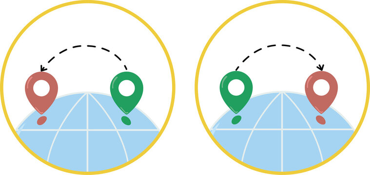 ubication location earth icon