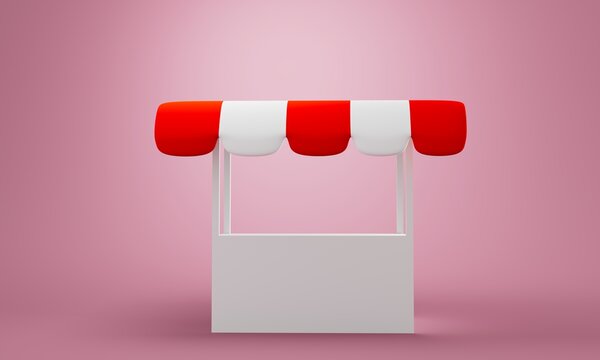 3D PDV wobbler for points of sale and promotion on shelves. Ideal for catalogs, informational and advertising material and media.3d illustration.	